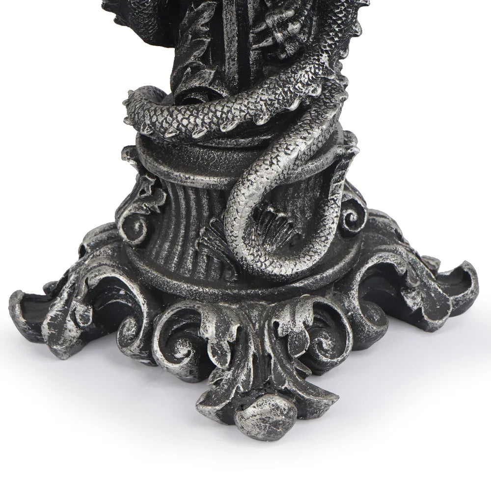Decorbites™ Drachen-Leuchter-Skulpturen: Vintage-Tischdekoration für Zuhause & Büro.