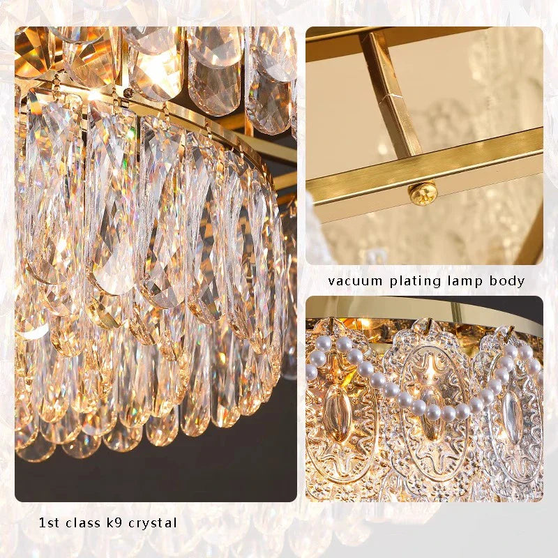 Gold Vintage Ceiling Chandelier