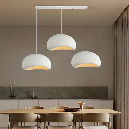 Decorbites™ Handgefertigte Wabi-Sabi-Hängeleuchte Moderne LED-Pendellampe für nordisches Restaurant-Insel