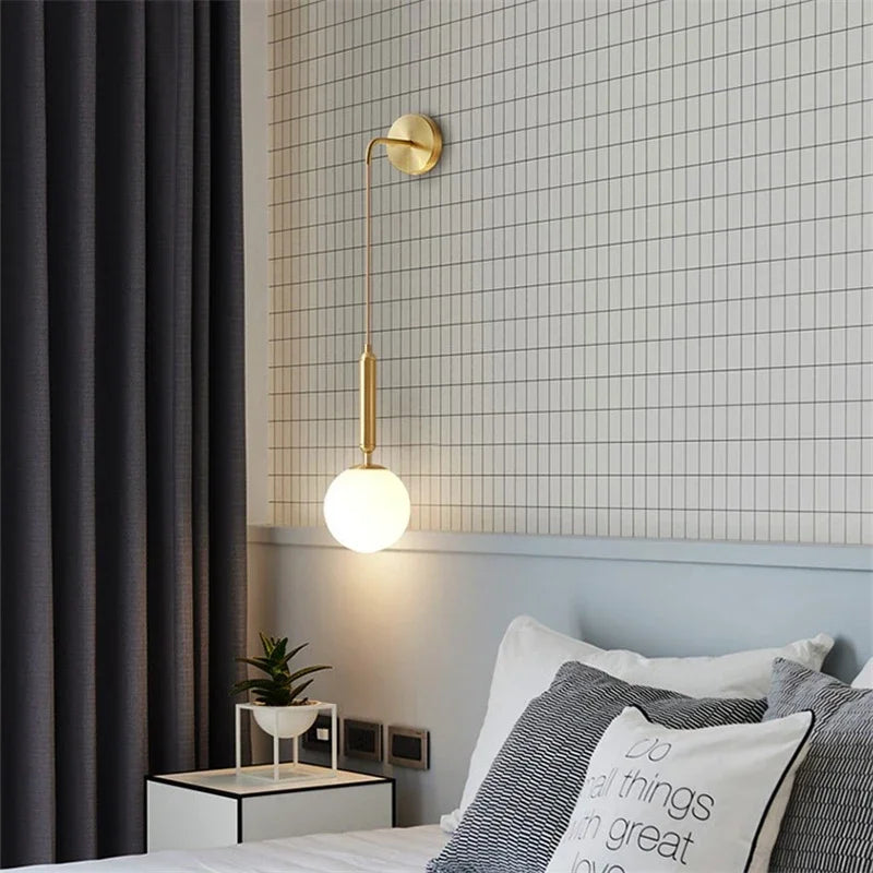 Decorbites™ Elegante Glas-Wandleuchte für Wohnzimmer Schlafzimmer LED-Beleuchtung