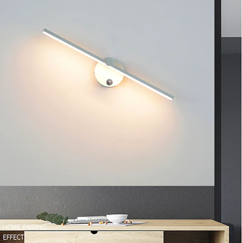 Decorbites™ Lineares LED-Wandleuchte für Waschtisch mit Schalter, 300° Drehung, 41 cm – Nordischer Minimalistischer Stil