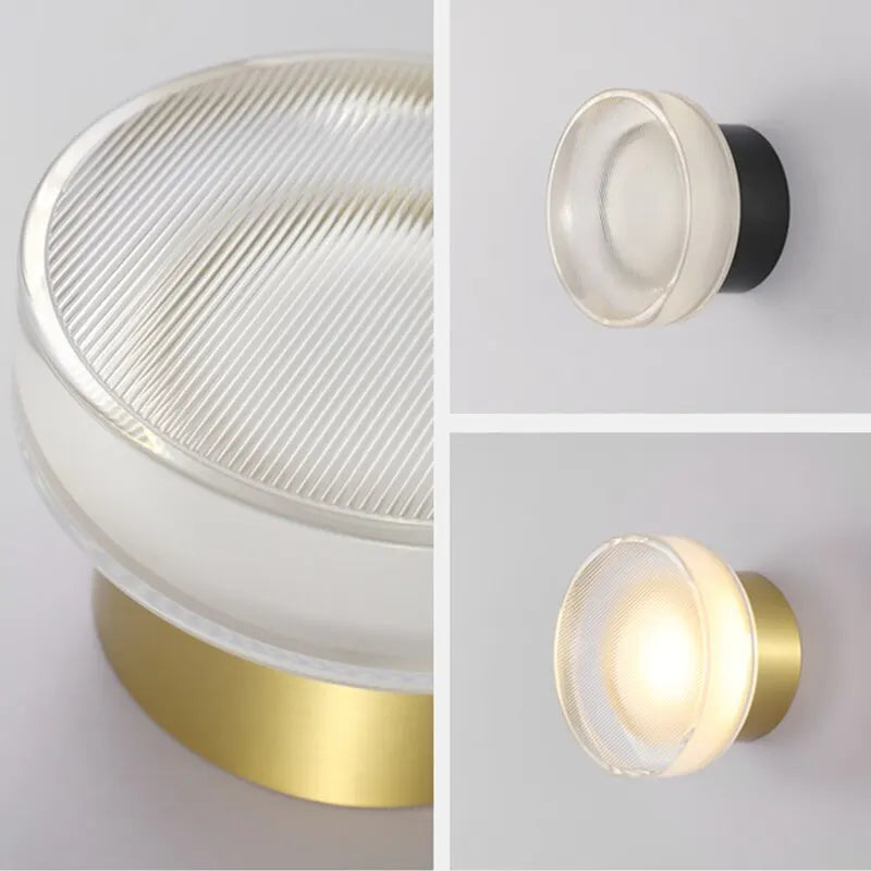 Decorbites™ Elegante Glas-LED-Wandleuchte für luxuriöse Beleuchtung im Schlafzimmer und Gang