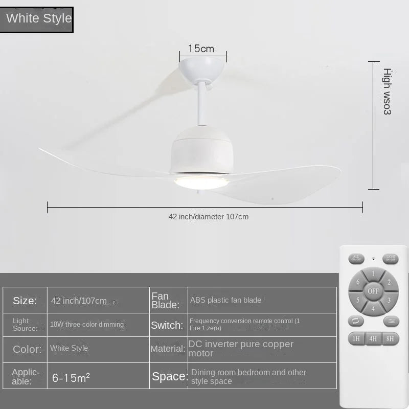 Decorbites™ Kinder Deckenventilator mit Doppellicht - Leiser Betrieb mit einstellbarer Geschwindigkeit