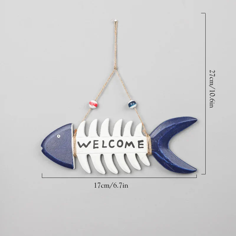 Decorbites™ Küstenholz-Leuchtturm- und Schiffsmodell für mediterrane Heimdekoration
