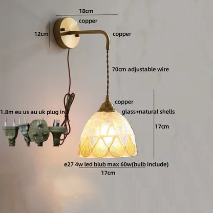 Decorbites™ Glas-Schale LED-Wandleuchten: Modernes, farbenfrohes, nordisches Design