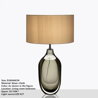 DecorBites™ Glaze Table Lamp - Nordic Modern Design for Living Room, Bedroom, Hotel