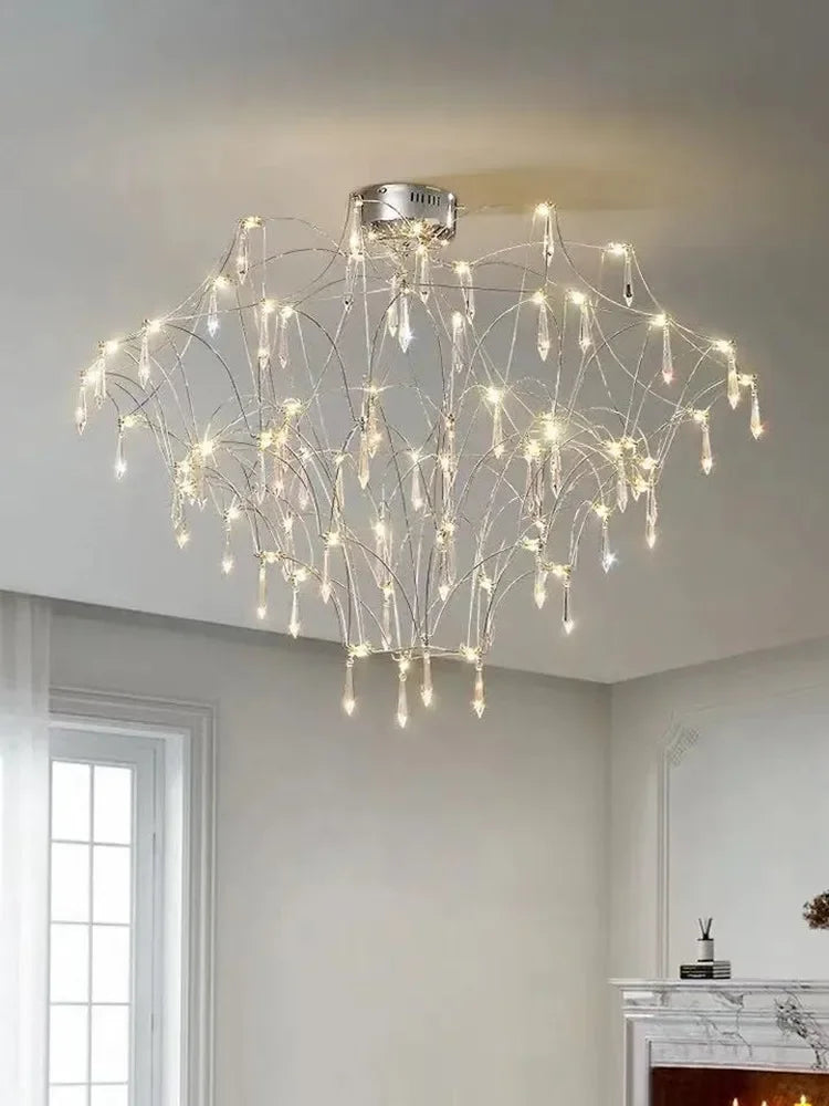 Decorbites™ Deluxe Kristallstern-Lampe: Designer-LED-Beleuchtung für modernes Wohnzimmer & Villa