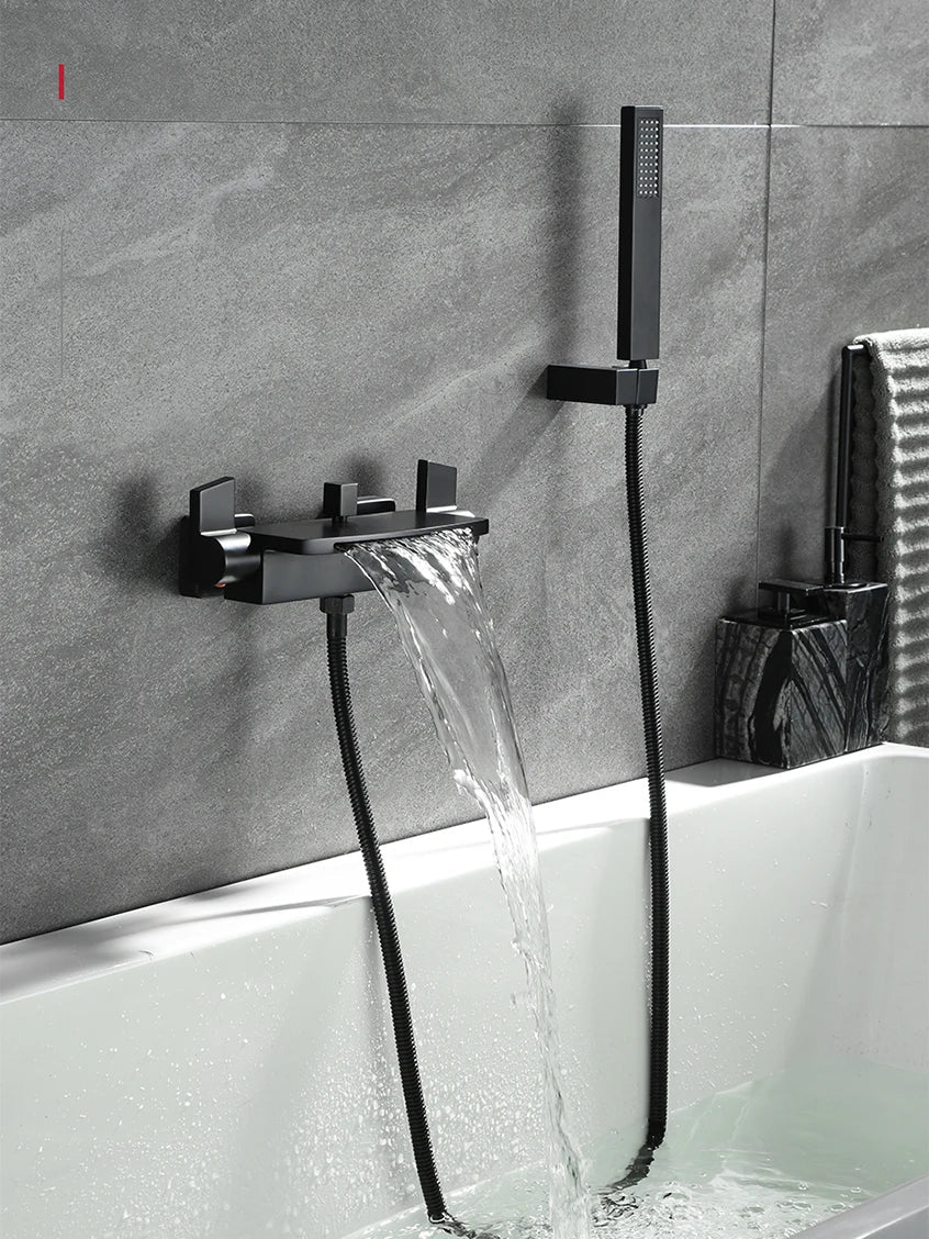 Gold Wall Bathtub Faucet
