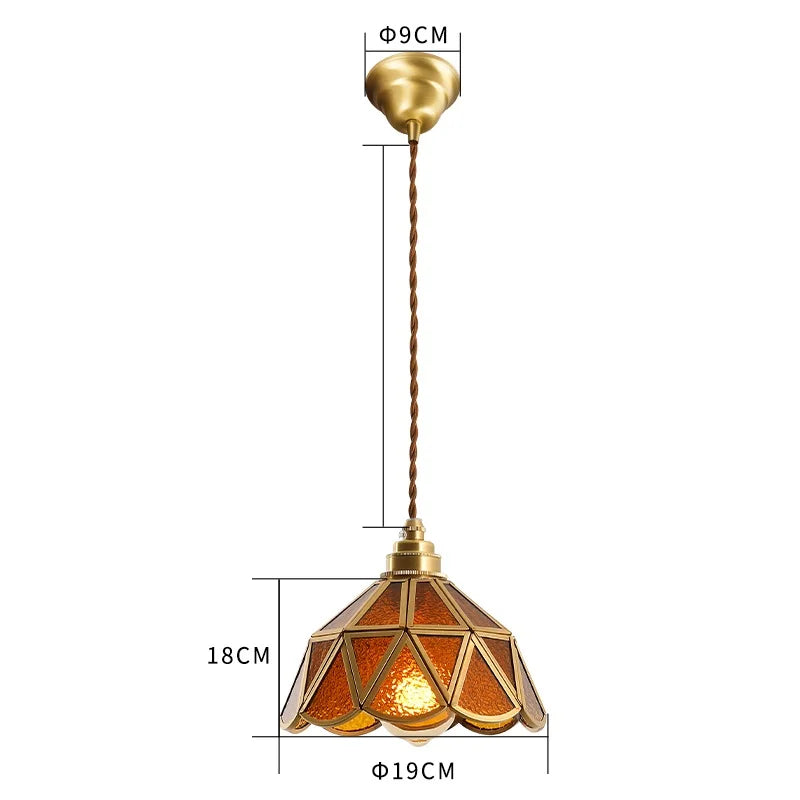 Decorbites™ Glas-LED-Hängeleuchte: Moderne Kupfer-Nordische Innenbeleuchtung für Zuhause, Café, Schlafzimmer & Wohnzimmer