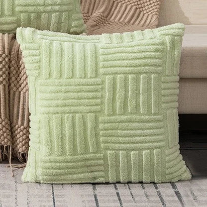 DecorBites™ Geometric Design Cushion Cover Set for Stylish Sofa Decor Home Living