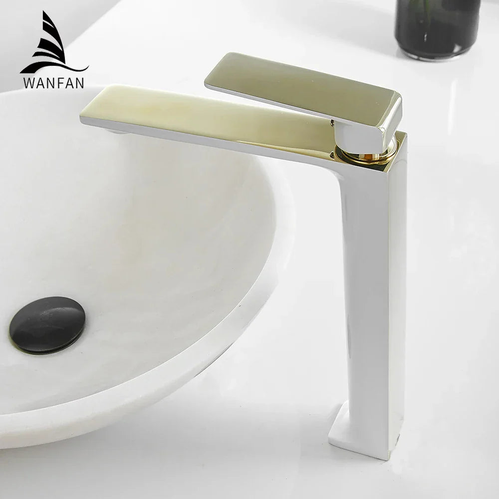 Decorbites™ Gold Einhebel-Waschtischarmatur Deckenversion Vintage Waschmischer