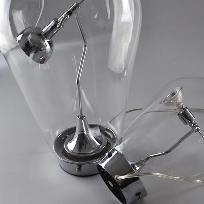 Decorbites™ Lodes Blow Glas-Tischleuchte: Verstellbare moderne Chromleuchte für Zuhause, Laden und Bar