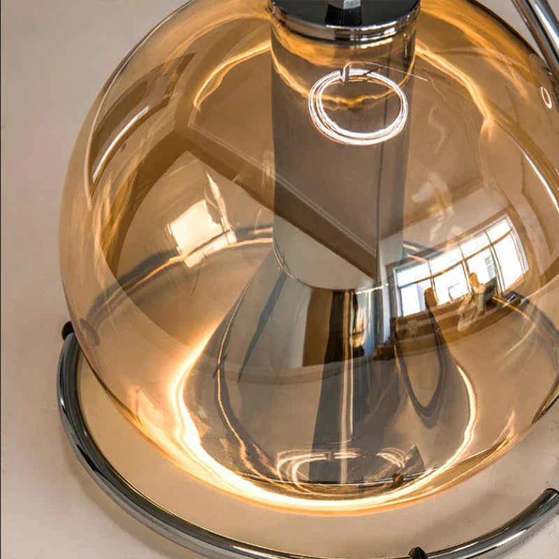 Decorbites™ Industrielles Bernsteinglas-Pendant-Licht Verstellbarer Kronleuchter für Küche Schlafzimmer Flur