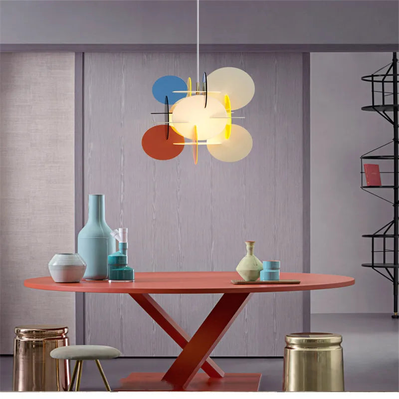 Decorbites™ LED-Akryl-Hängeleuchten: Nordisch kreativer Spleiß, Bunt für Wohnzimmer & Kinderzimmer