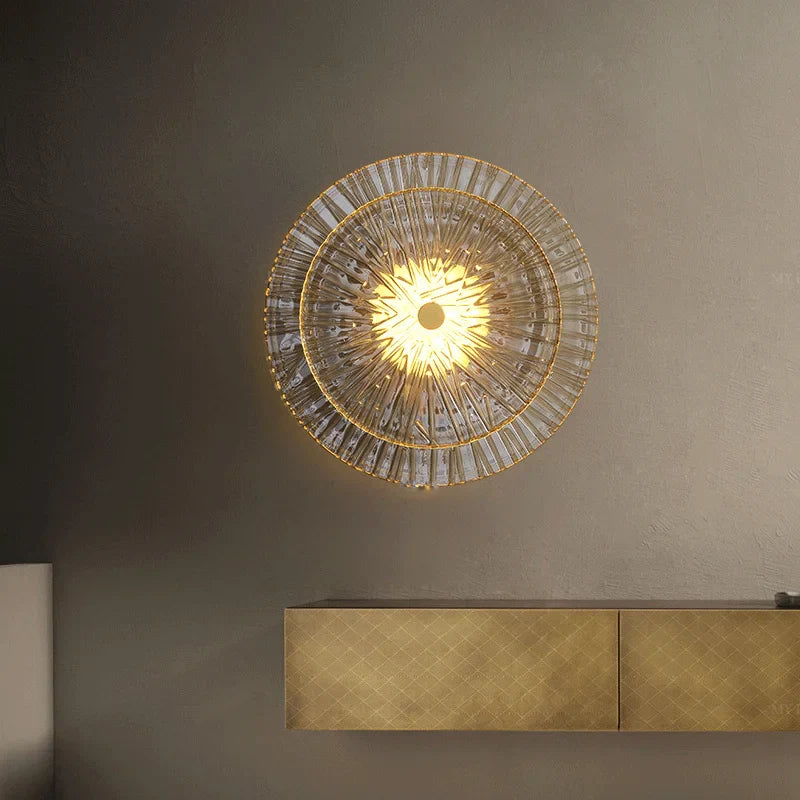 DecorBites™ Elegant Glass Wall Sconces for Luxurious Living Spaces