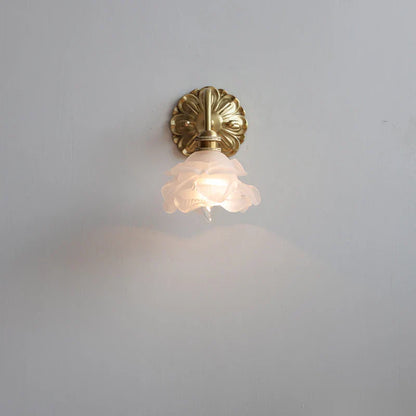 DecorBites™ Frosted Glass LED Wall Light Switch Socket Copper Lampara Pared