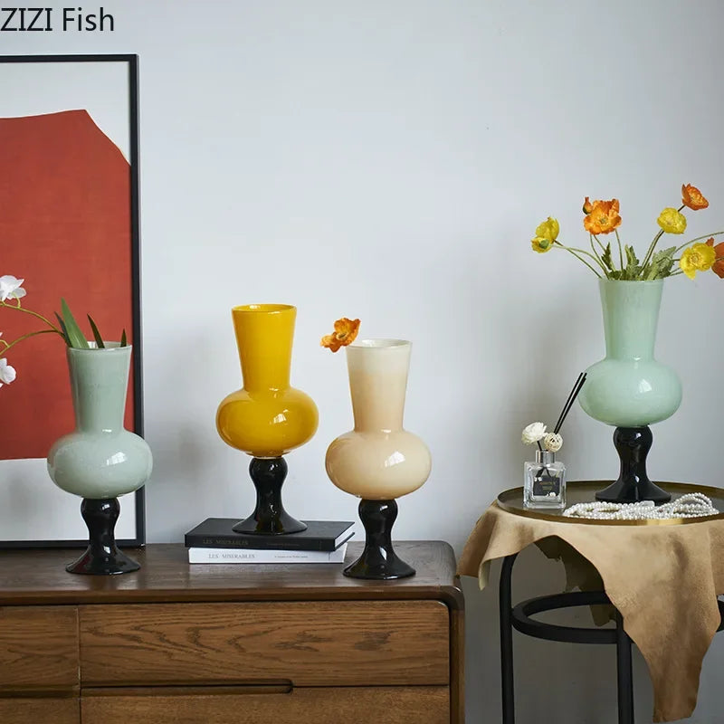 Glass Goblet Desk Vase
