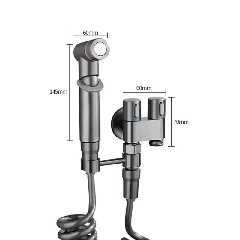 Decorbites™ Hygienischer Bidet-Sprüher mit Doppelauslassventil und Duschkopf