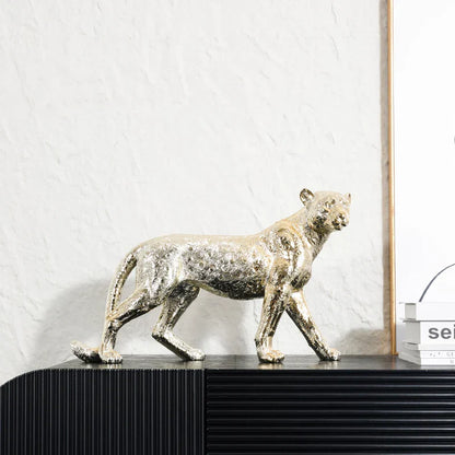 Decorbites™ Leopard-Resin-Skulptur - Heimdekoration Handwerkskunst & Tierfigur