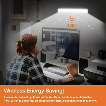 DecorBites™ Dimmable LED Motion Sensor Under Cabinet Light