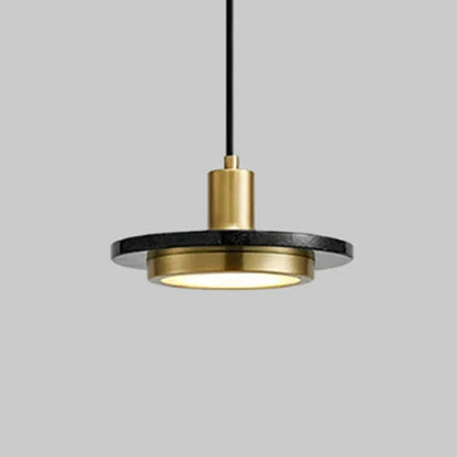 DecorBites™ Gold Copper Saucer Marble Chandelier Luxury Home Decor Bedside Cafe Table