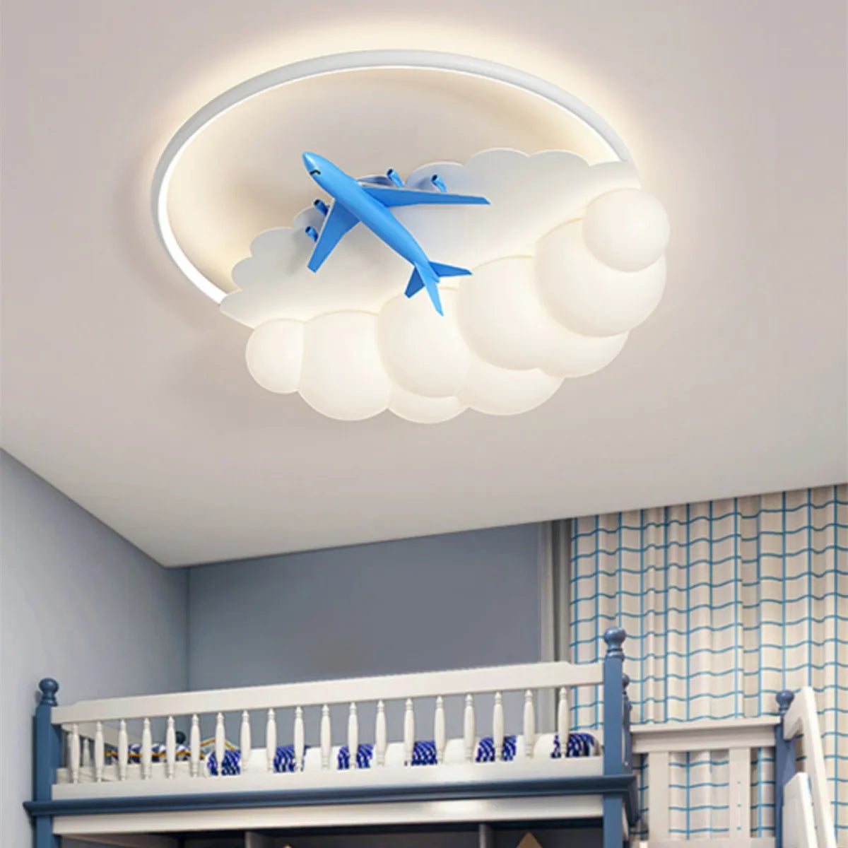 Decorbites™ Kinder Wolken-Flugzeug-Lüster Deckenleuchte für das Kinderzimmer