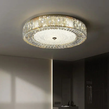 Decorbites™ Goldener Kristall-Deckenleuchter: Moderne Luxus-LED-Leuchte für das Wohnzimmer