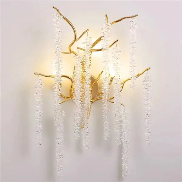 Decorbites™ Kristall-LED-Wandleuchte für Wohnzimmer und Schlafzimmer, moderne Innenraum-Wandlampe