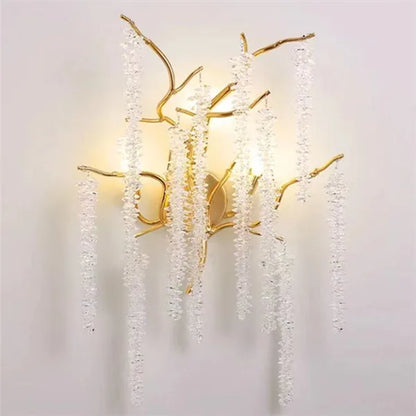 Decorbites™ Kristall-LED-Wandleuchte für Wohnzimmer und Schlafzimmer, moderne Innenraum-Wandlampe