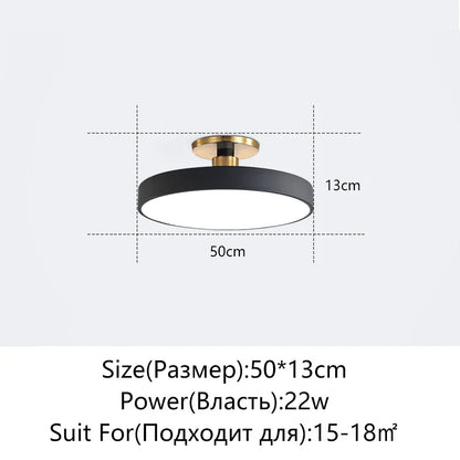 DecorBites™ LED Ceiling Lamp for Living Room Study Child Bedroom Indoor Lighting