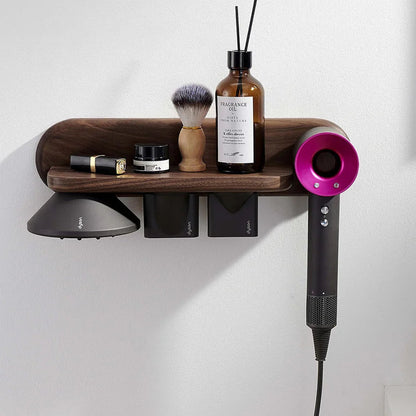 Decorbites™ Haartrockner-Halter: Wandmontage-Buche-Holz-Rack für Dyson Supersonic Haartrockner