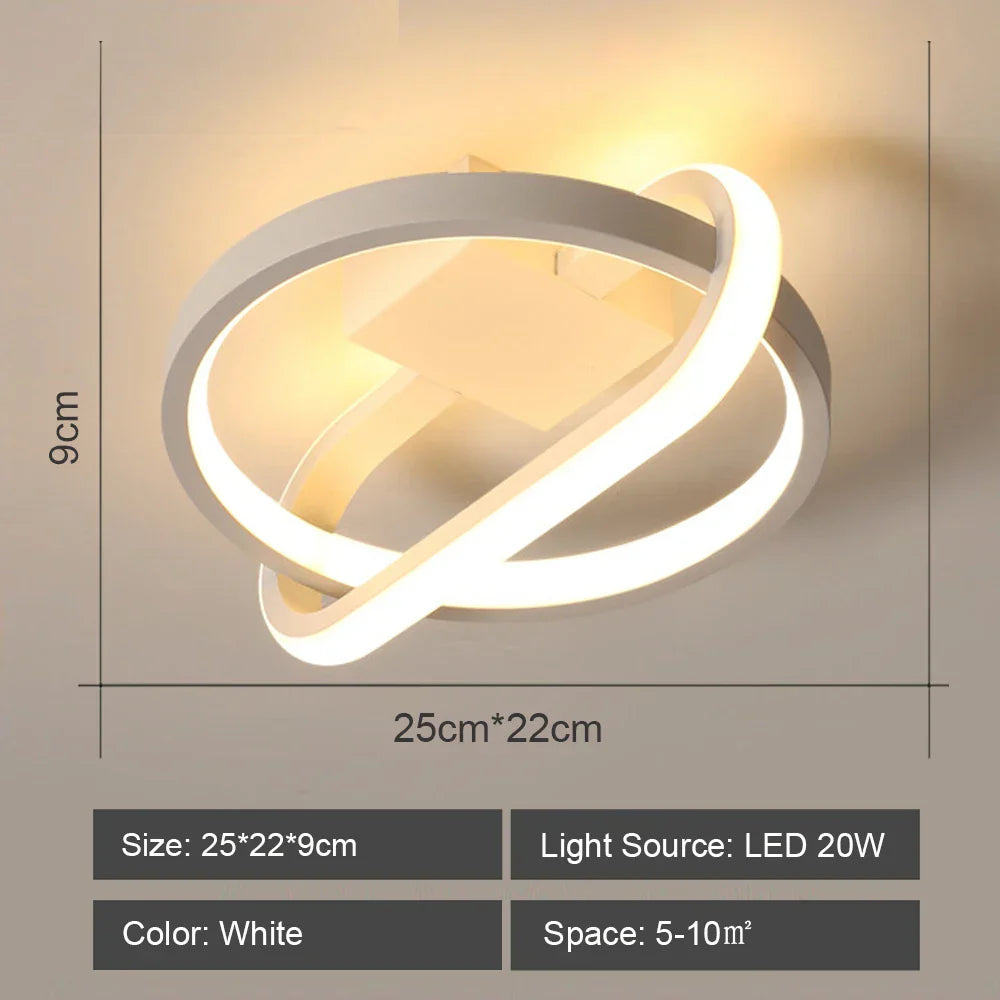 Decorbites™ LED-Deckenleuchte für modernes Wohnzimmer- und Schlafzimmerbeleuchtung