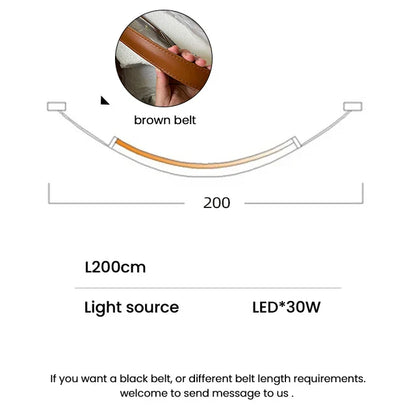 DecorBites™ Designer LED Tube Suspension Chandelier for Living Room and Bar
