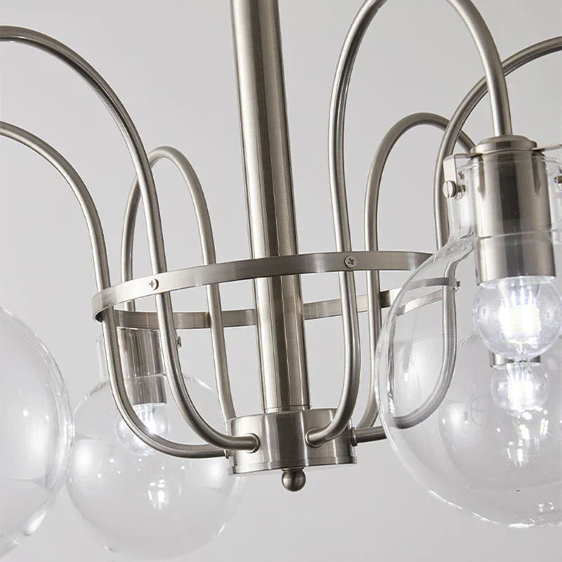 Decorbites™ Glas-LED-Kronleuchter: Retro-Bauhaus-Design für Wohnzimmer, Schlafzimmer, Küche oder Esstisch