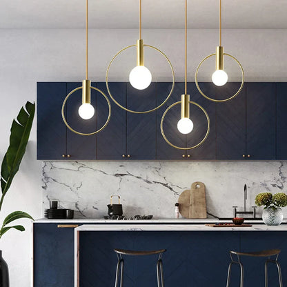 DecorBites™ Ins Wind Single Head Pendant Light - Bedroom Dinning Bar Porch Hanging Lamp