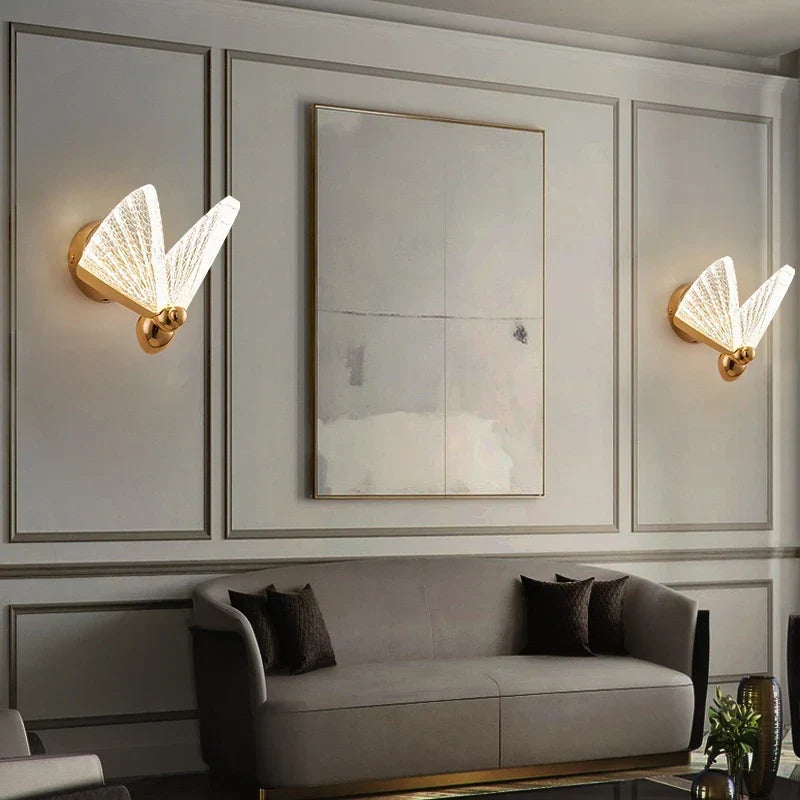 Nordic Butterfly Wall Lamp
