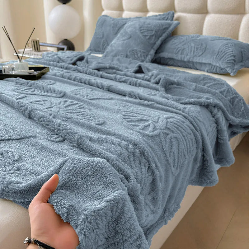 Chiffon Butterfly Jacquard Throw