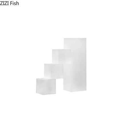 DecorBites™ Crystal Bookends Sculpture Minimalist Artwork Modern Home Decor