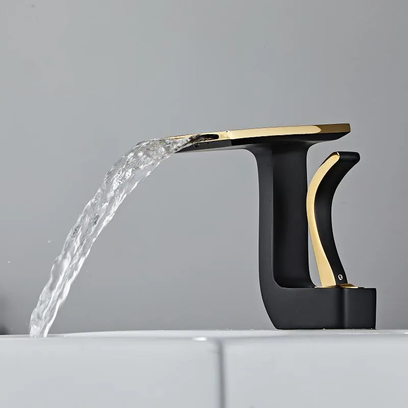 Gold Black Brass Faucet