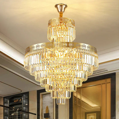 Decorbites™ Kristall-Villa-Lüster: Modernes, luxuriöses und elegantes Spiral-Treppe-Beleuchtung