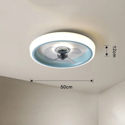 Decorbites™ 50 cm Deckenventilator mit unsichtbaren Flügeln, geräuschloser Betrieb für Schlafzimmer, Wohnzimmer