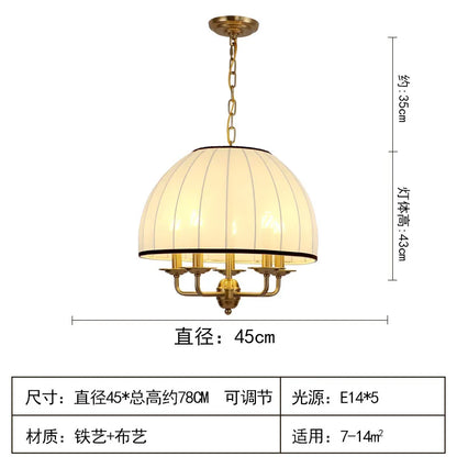 Decorbites™ Creme Neoklassische Pendelleuchte LED E27 Vintage Nordische Hängelampe