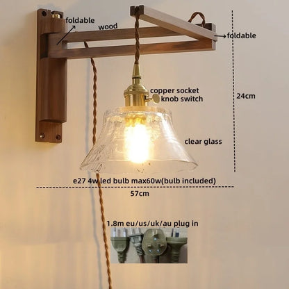Decorbites™ Klares Glas LED Wandleuchte Moderne Treppenbeleuchtung Heimdekoration