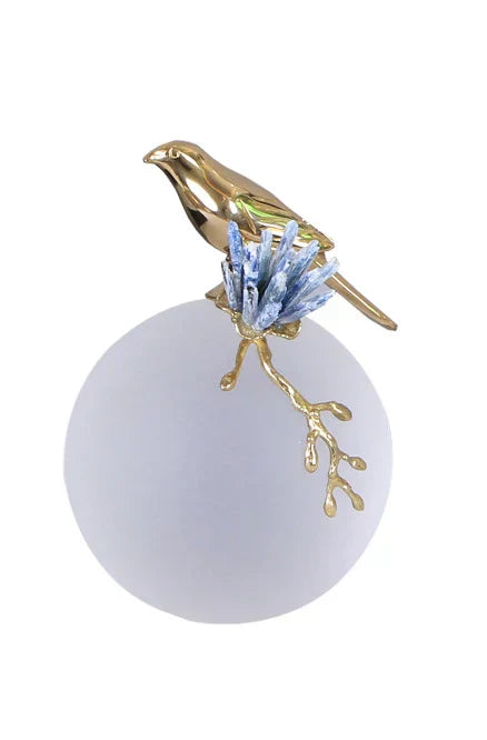 Decorbites™ Goldener Vogel Messingskulptur Moderne Wohnraumausstattung Kunstwerk Statue