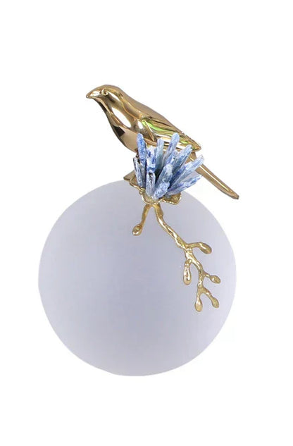 Decorbites™ Goldener Vogel Messingskulptur Moderne Wohnraumausstattung Kunstwerk Statue