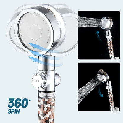 Decorbites™ 360° drehbarer Filter-Duschkopf mit wassersparender Anion-Stein-Düse