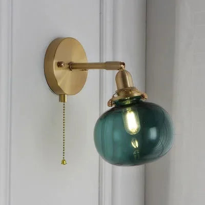 Decorbites™ Glas-Kugeln-Wandleuchte Moderne Wandlampe Treppenlicht für Schlafzimmer Badezimmer Spiegel