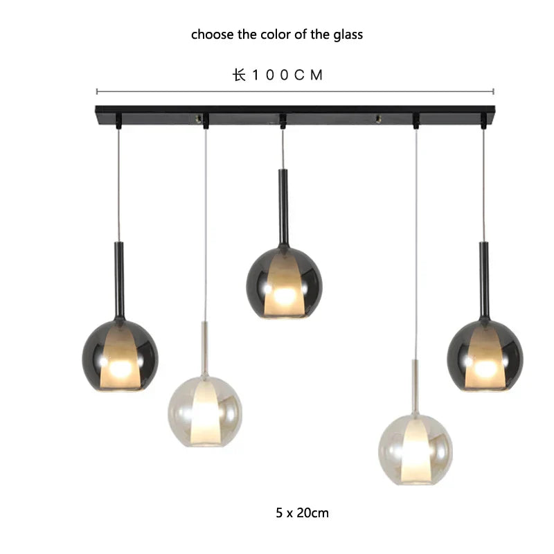 Decorbites™ Designer-Glas-Hängeleuchte für Esszimmer, Küche, Loft und Heimdekoration