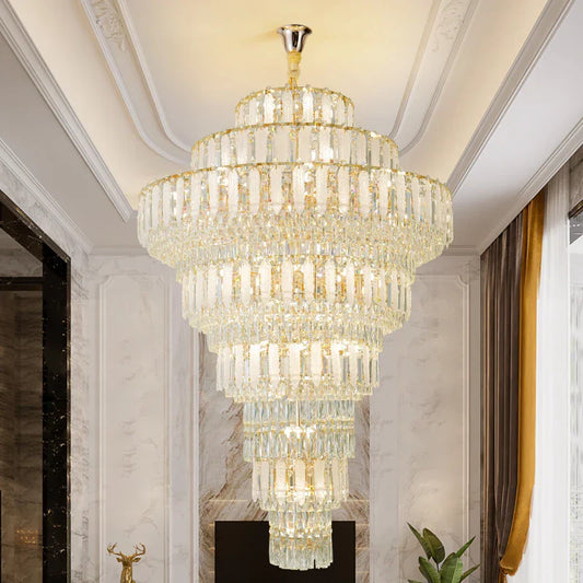 Decorbites™ Kristall-Hohlraum-Kronleuchter: Elegante Beleuchtung für europäische Villa, Hotelfoyer und Wohnzimmer
