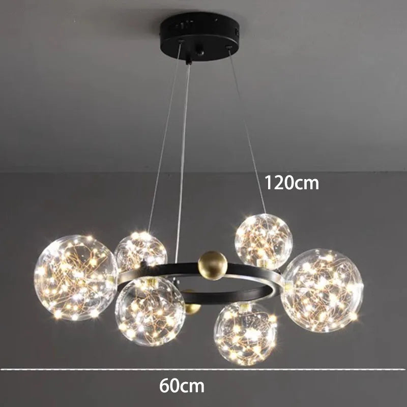 Decorbites™ Kristall-Leuchter: Moderne Treppen-Pendantlampe für Wohnzimmer, Innenbeleuchtung